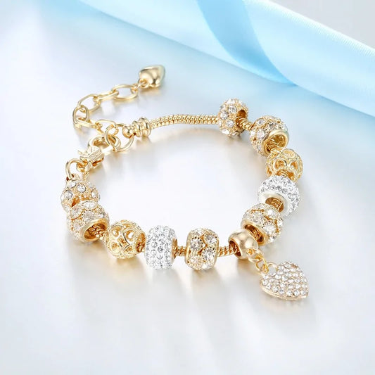 Charm Gold Heart Bracelets