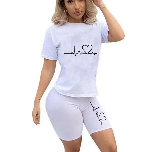 Women Two Piece Summer Sportswear and Casual Set